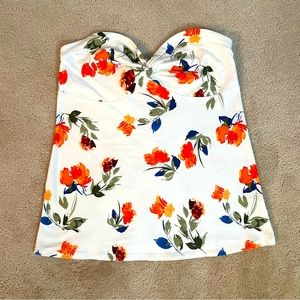 Torrid Sweetheart Tube Top Floral